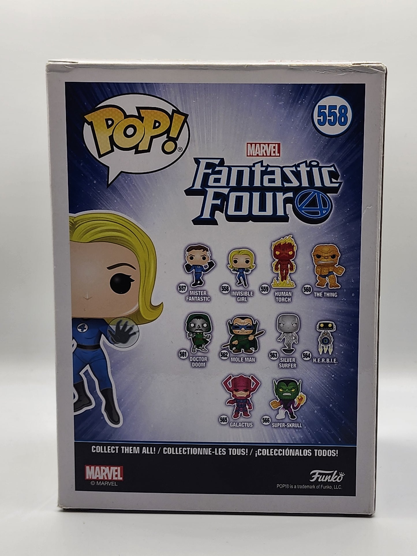 Fantastic Four Invisible Girl Signed Funko