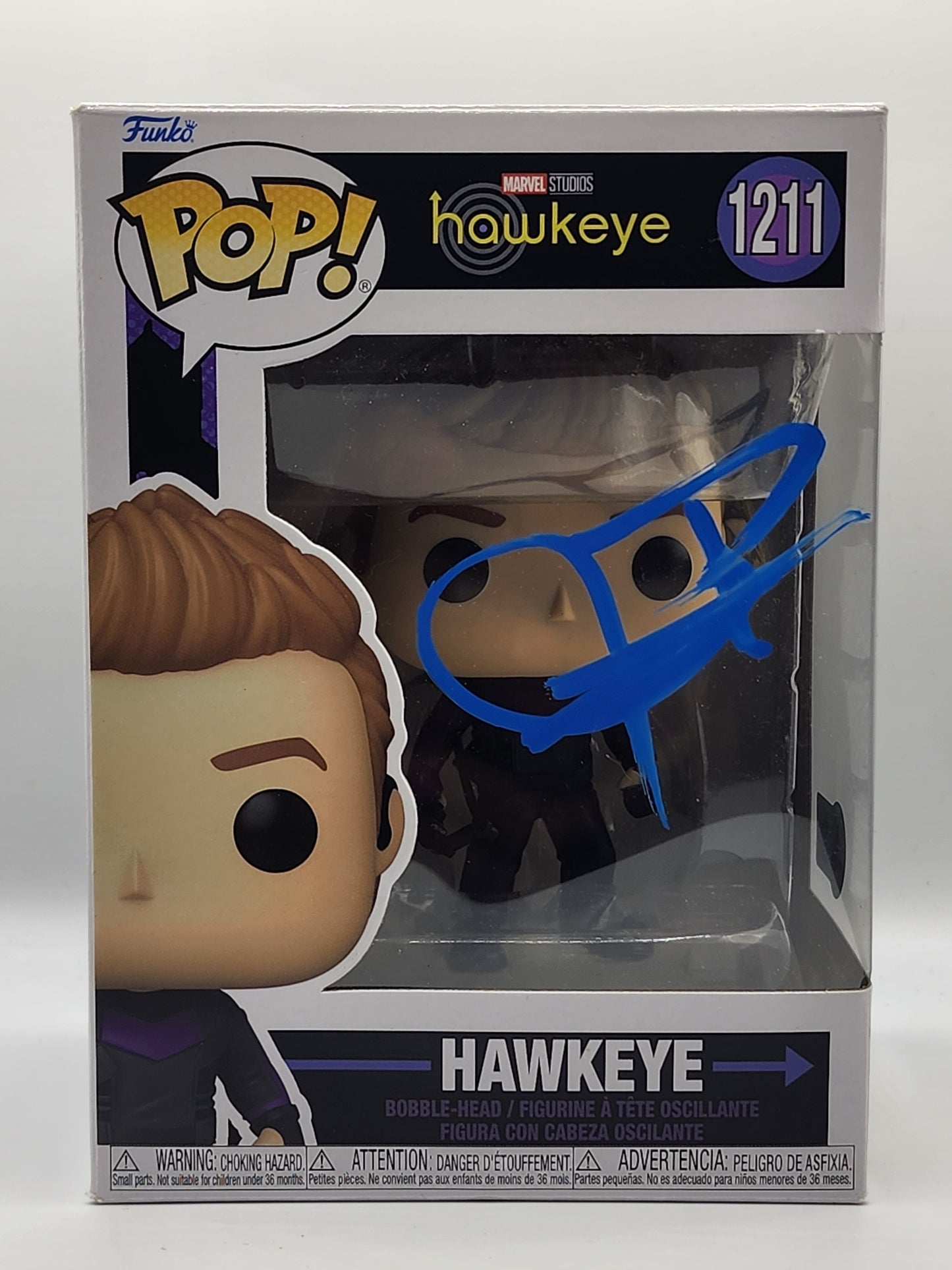 MCU Hawkeye Signed Funko