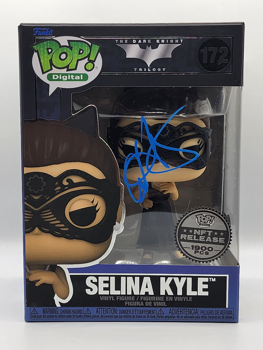 The Dark Knight Trilogy Selina Kyle Signed Funko
