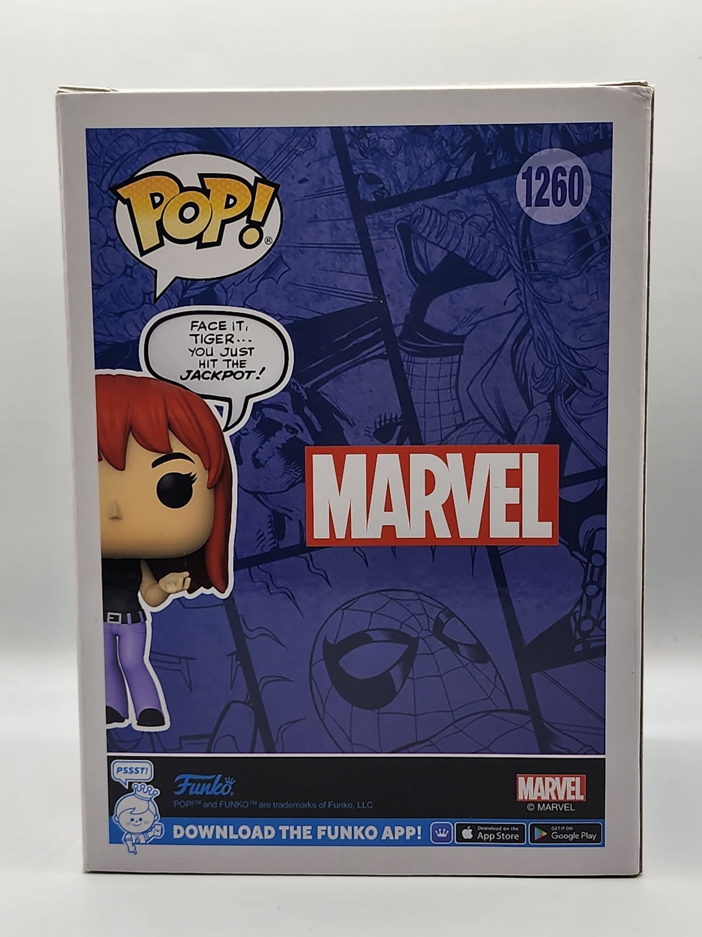 MARVEL Mary Jane Watson Signed Funko