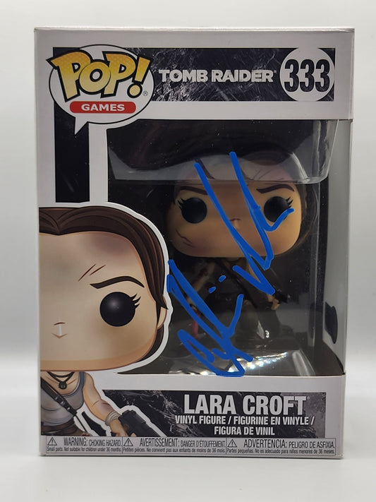 Tomb Raider Signed Lara Croft Funko