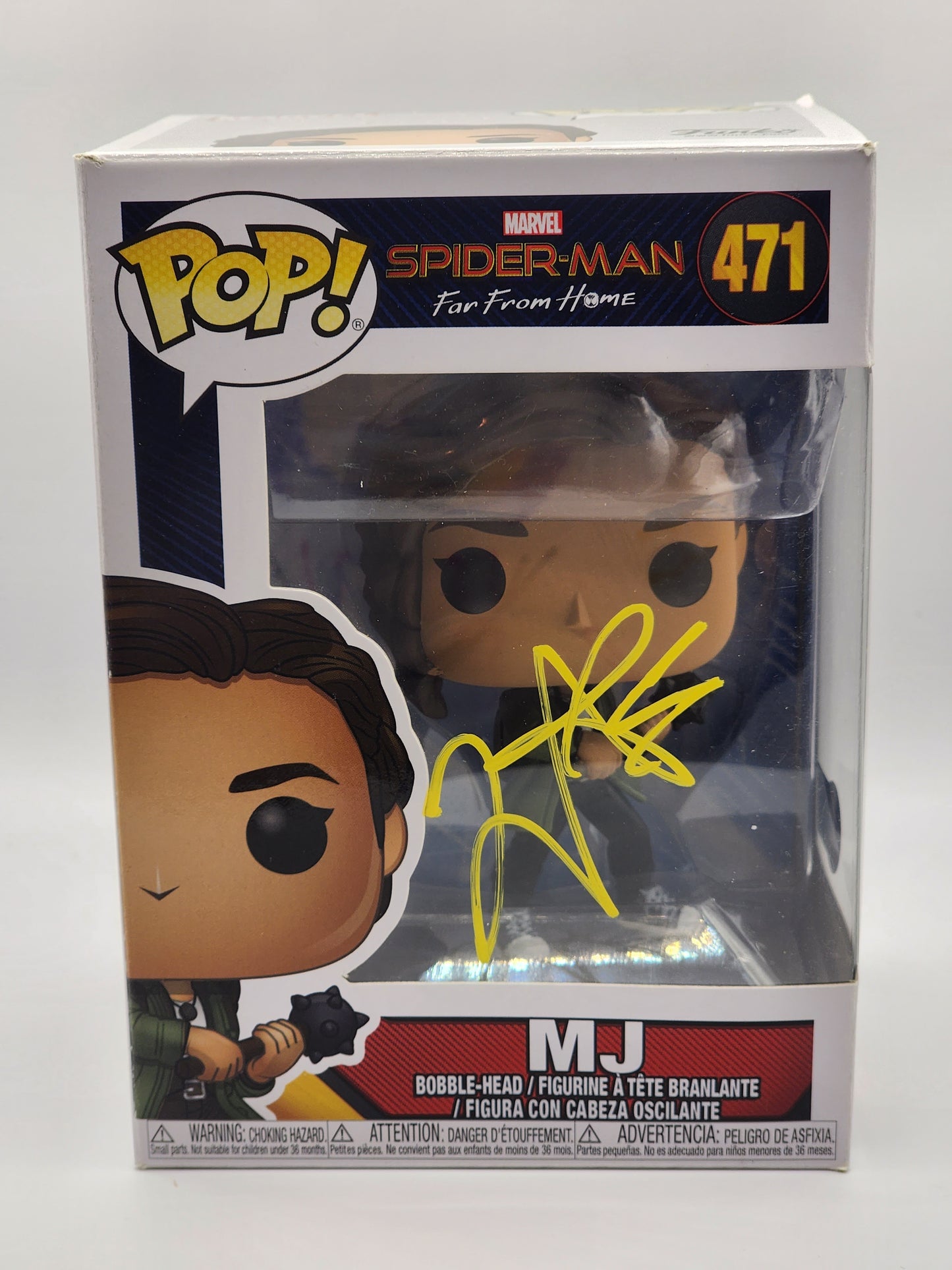 Marvel Spider-Man's Far from Home MJ Signed Funko
