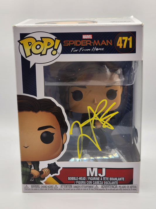 Marvel Spider-Man's Far from Home MJ Signed Funko