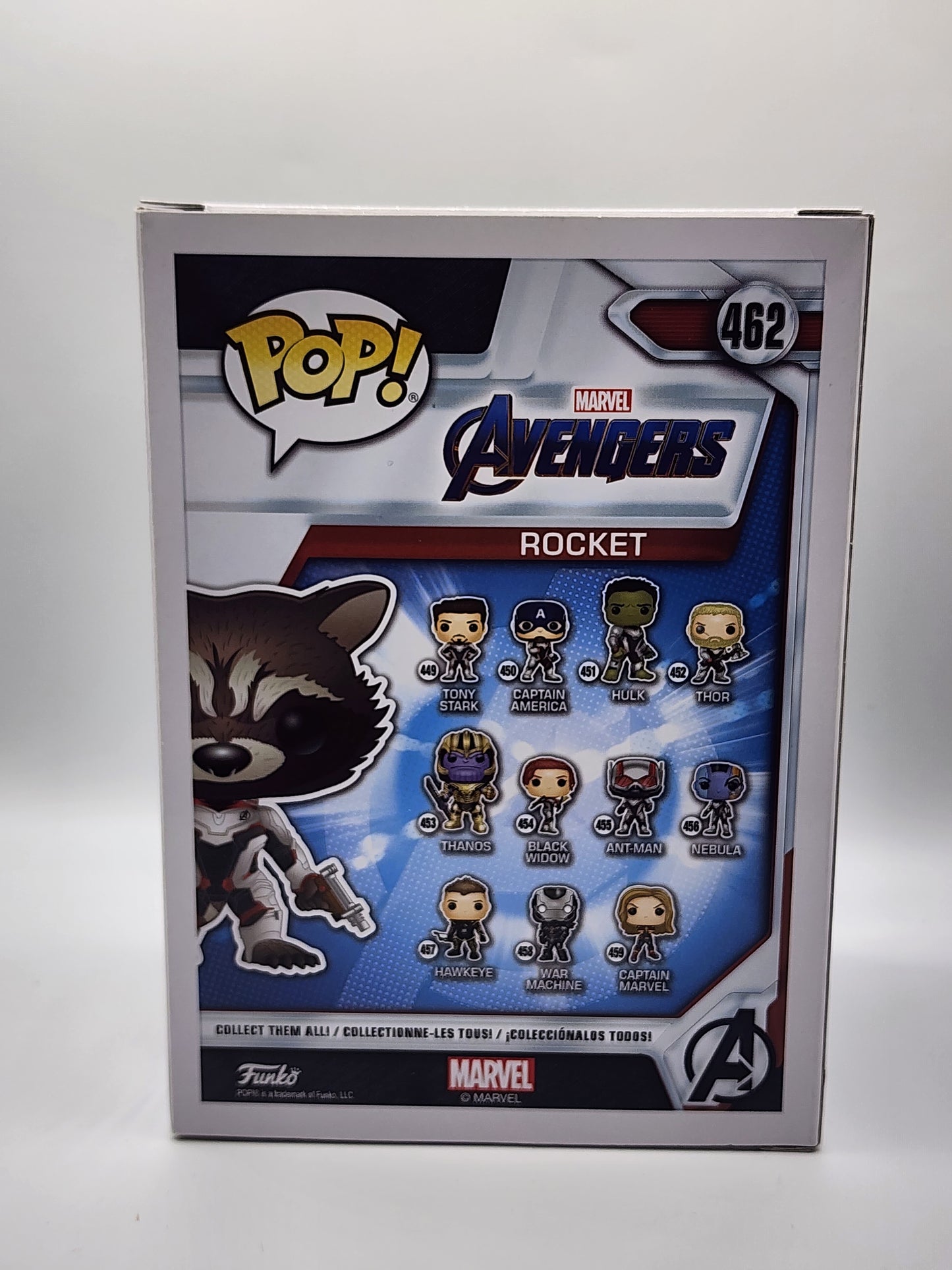 Marvel Avenger's ROCKET Signed Walmart Exclusive Funko