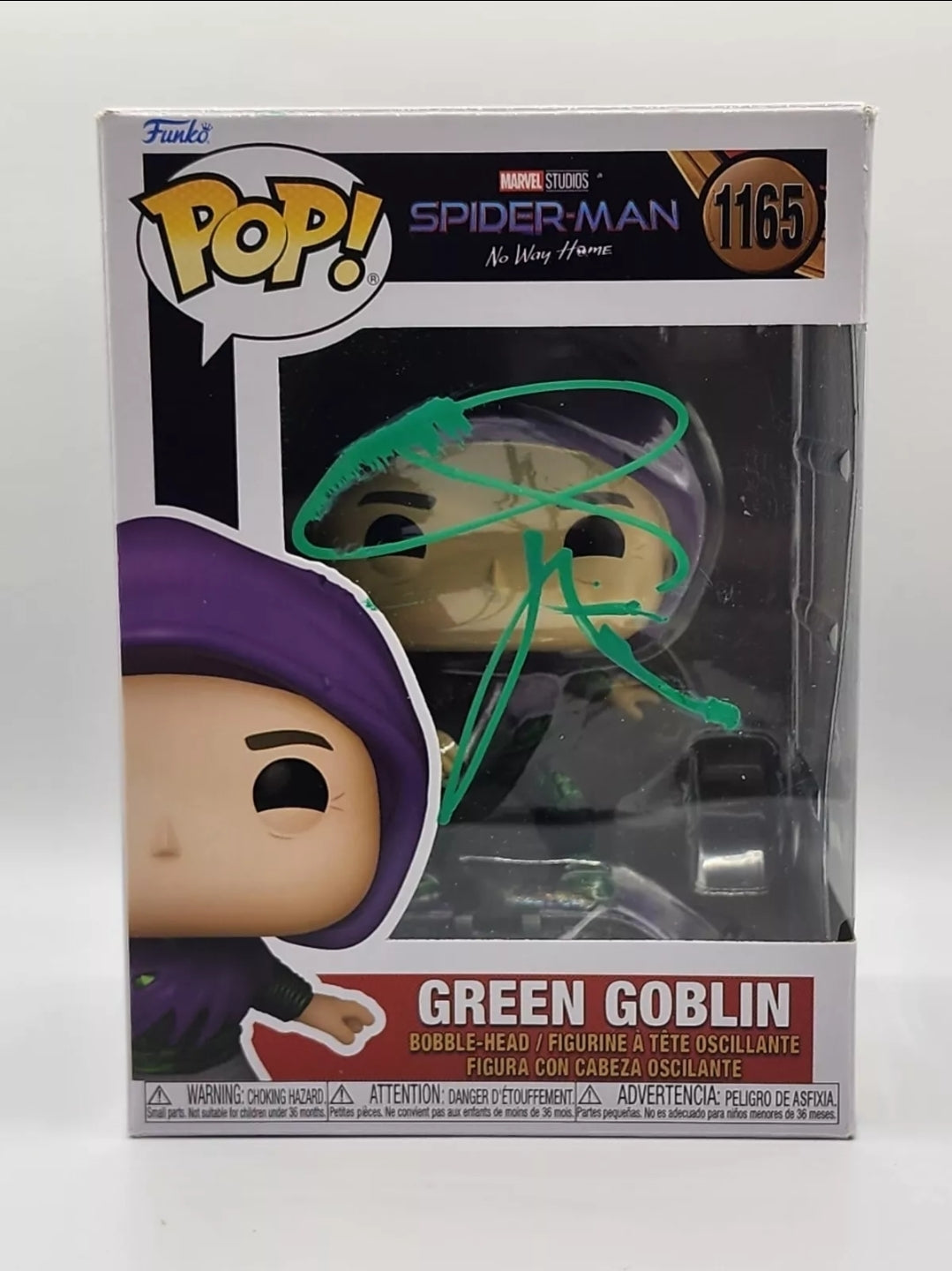 Spider-man No Way Home Signed Green Goblin Funko