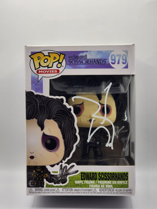 Edward Scissorhands Signed Funko