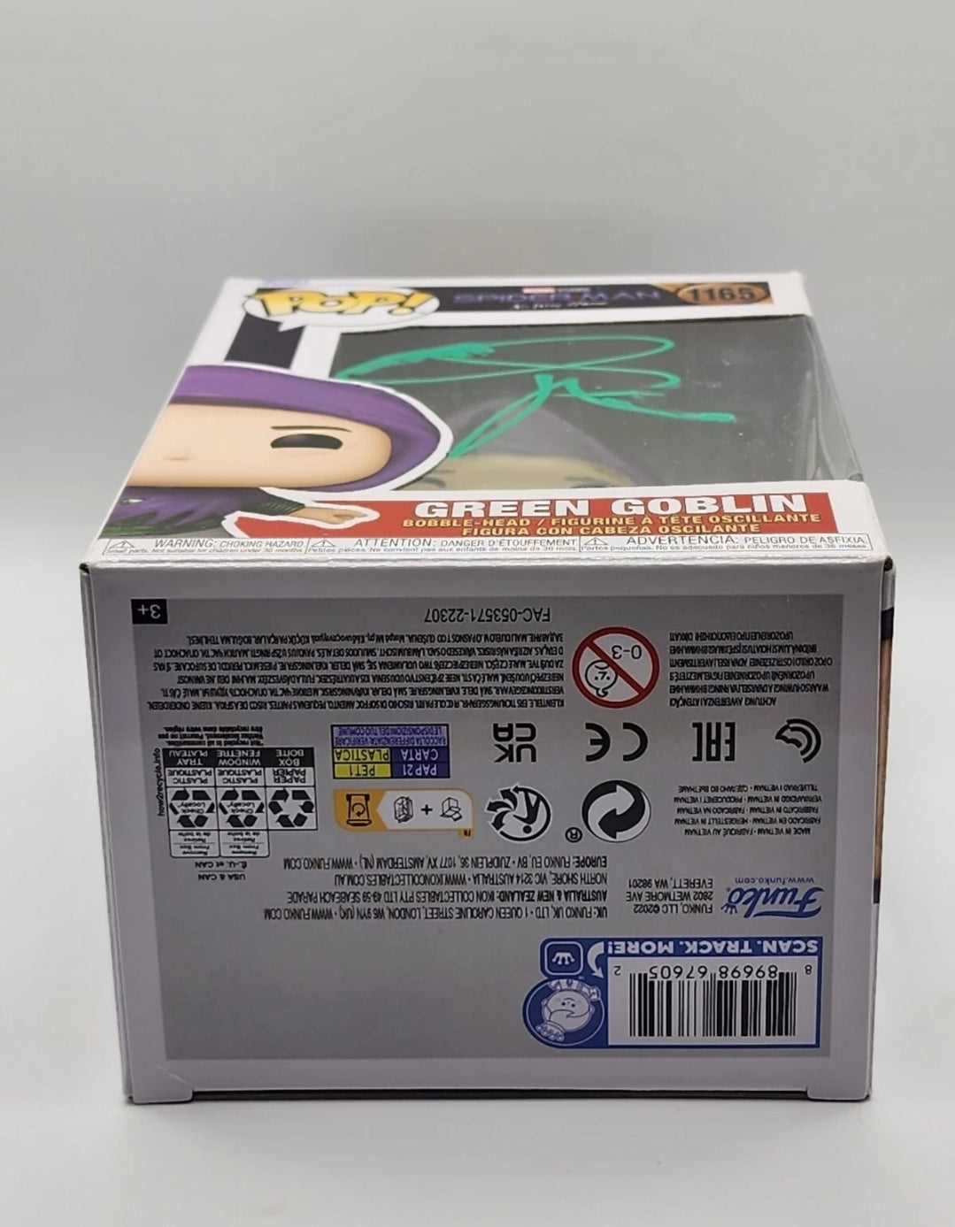 Spider-man No Way Home Signed Green Goblin Funko