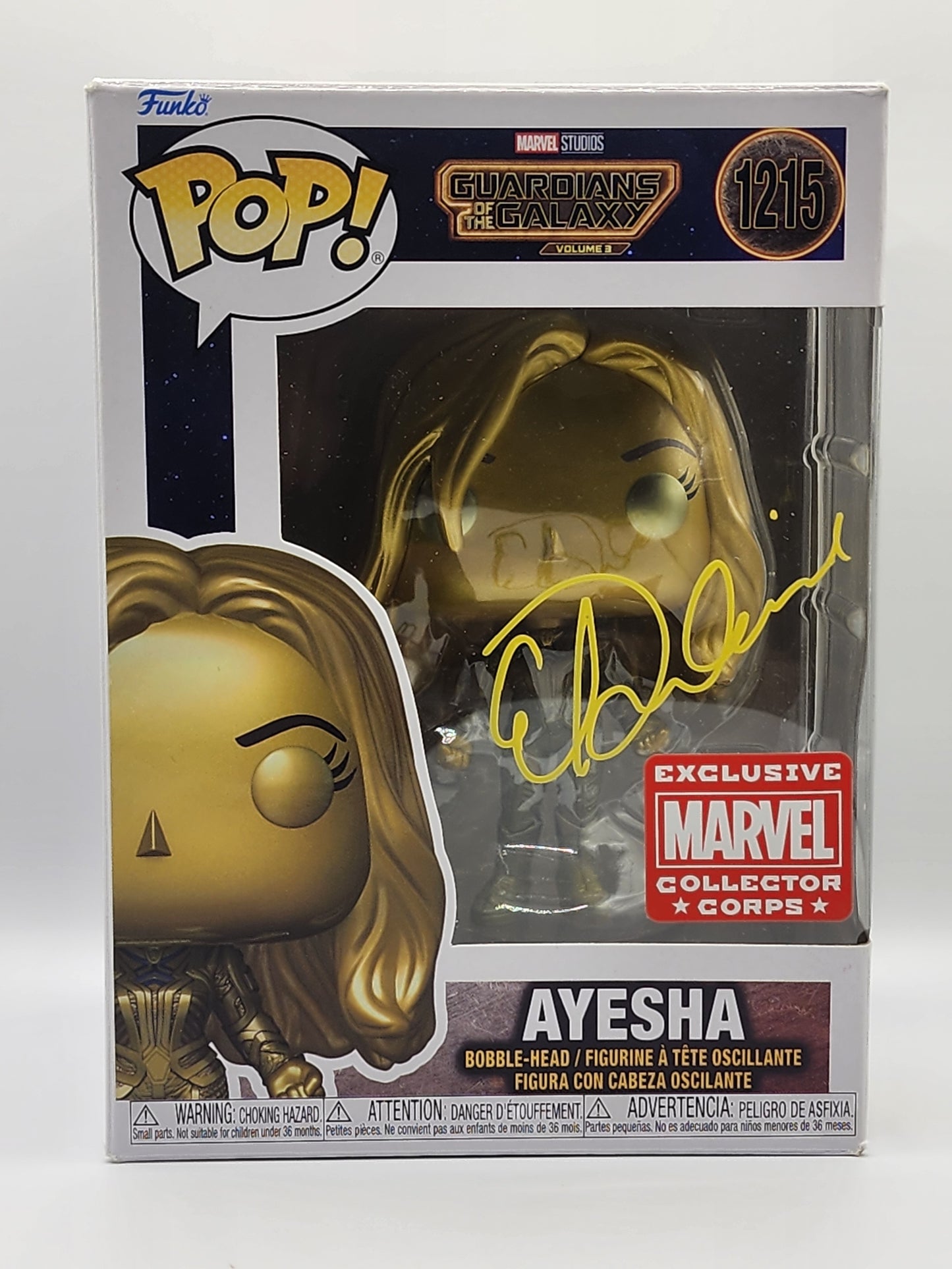 Guardians of the Galaxy Vol 3 Signed Ayesha Funko