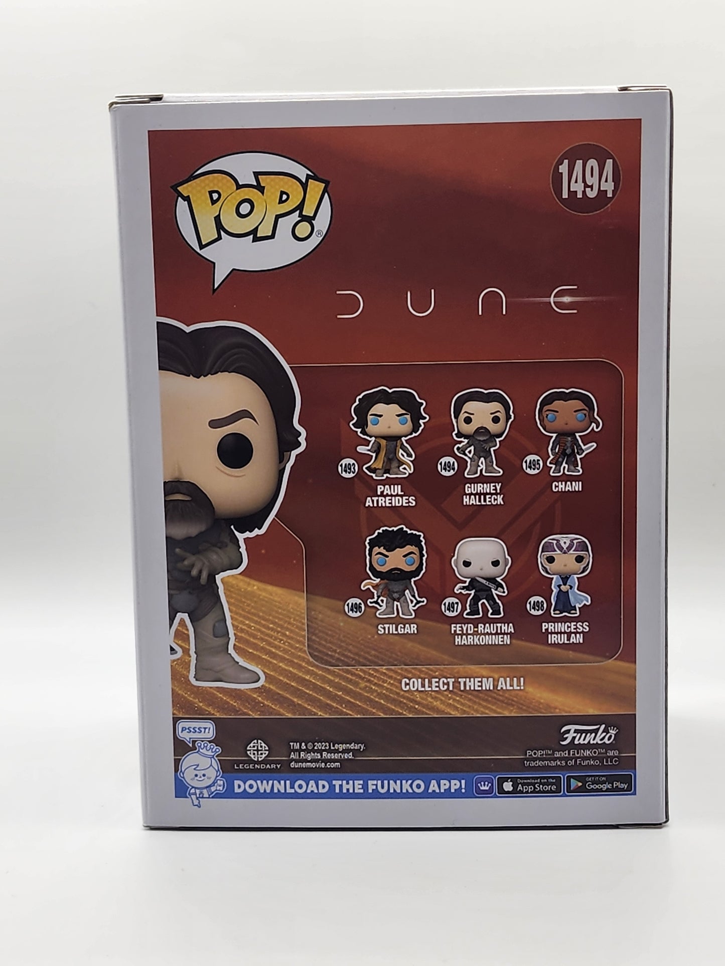 Dune's Gurney Halleck Signed Funko