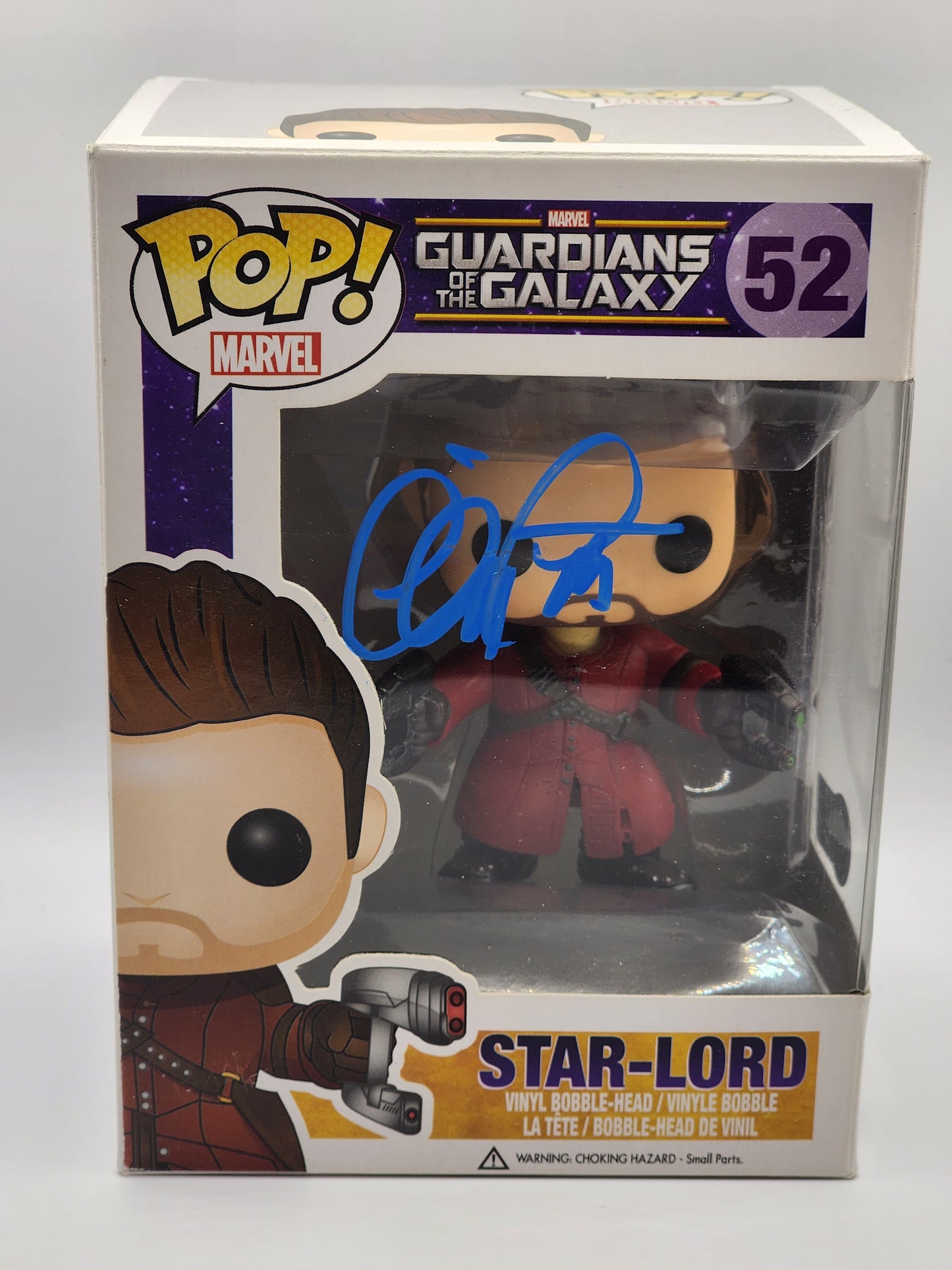 Guardians of the Galaxy Signed Star-Lord Signed Funko