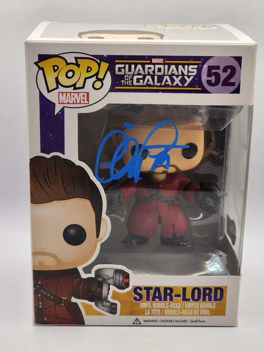 Guardians of the Galaxy Signed Star-Lord Signed Funko