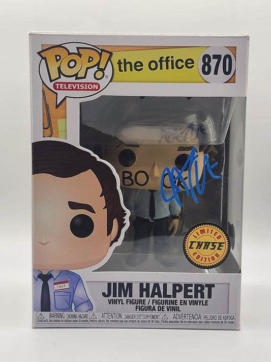 The Office Jim Halpert Signed Funko (CHASE)