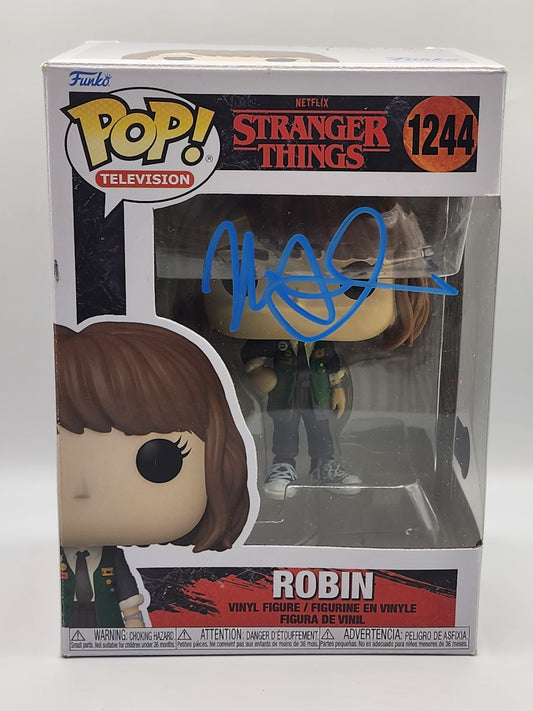 Netflix's Stranger Things Robin Signed Funko