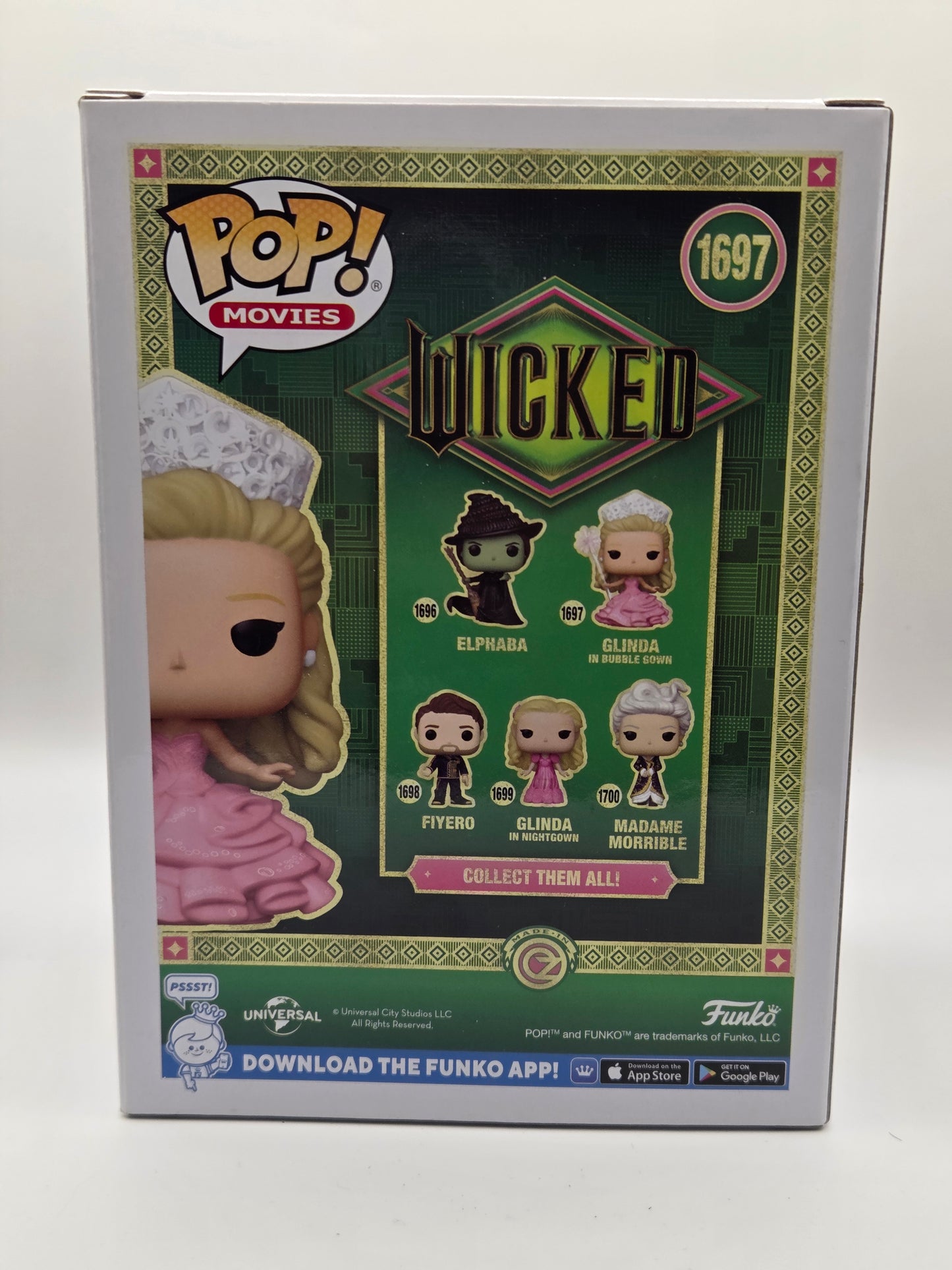 Wicked signed Glinda Funko