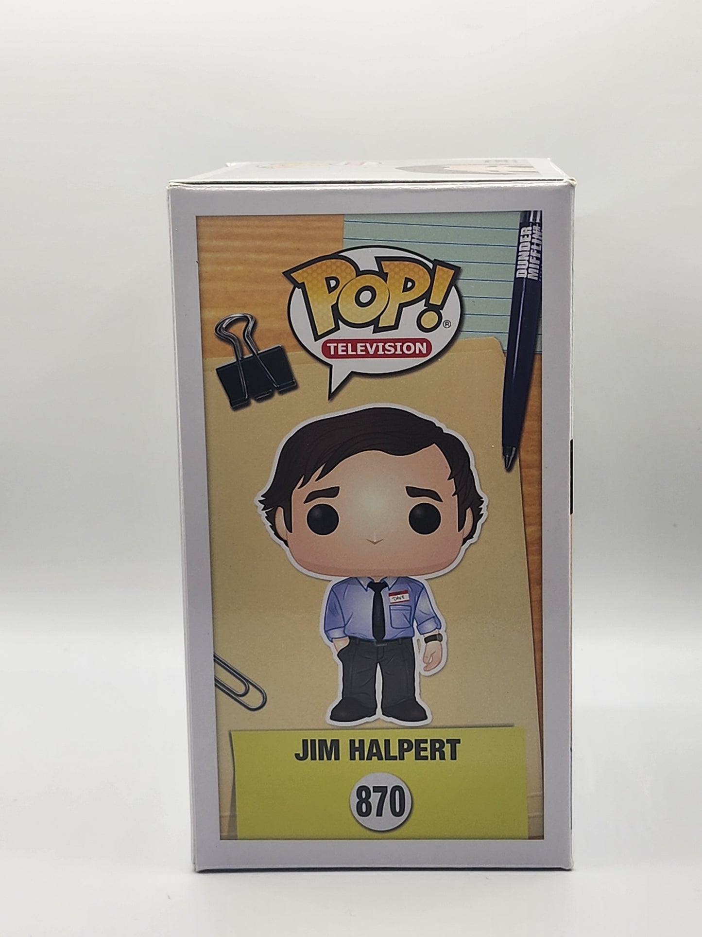 The Office Jim Halpert Signed Funko (CHASE)