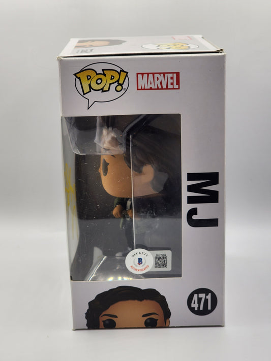 Marvel Spider-Man's Far from Home MJ Signed Funko